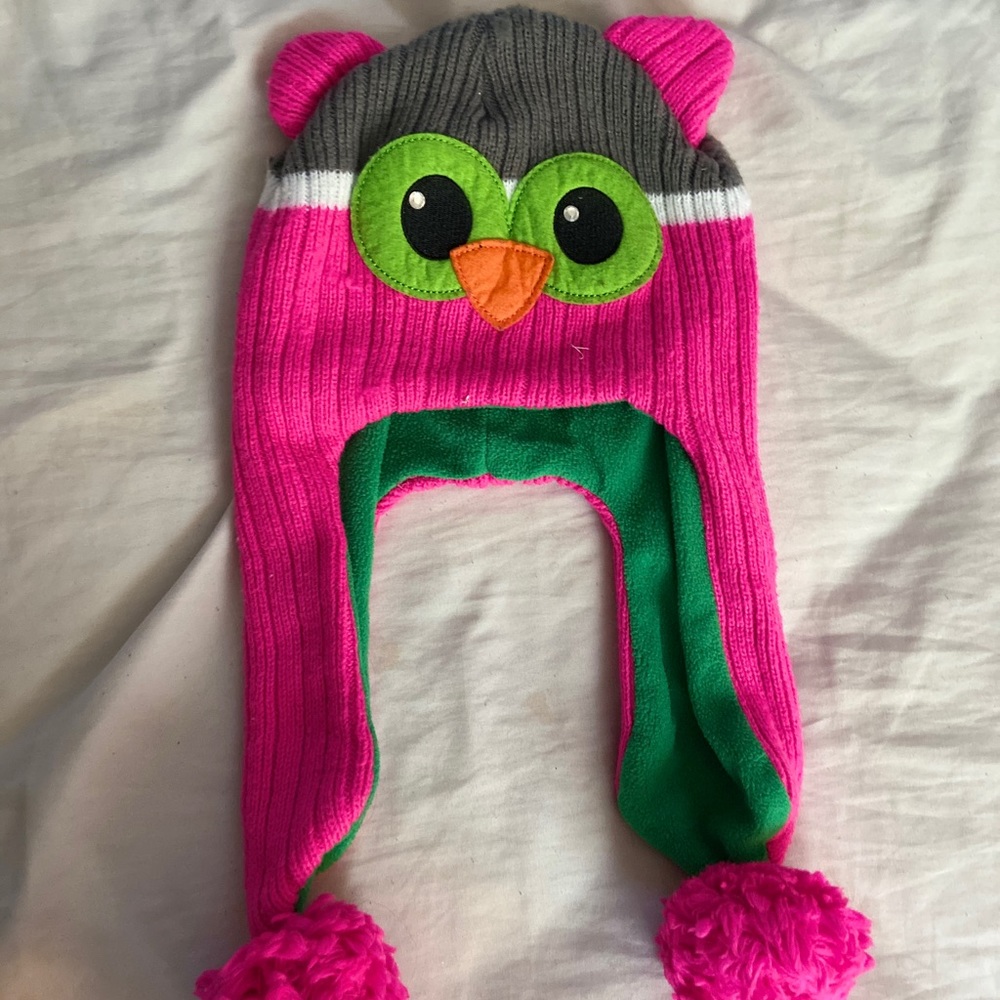 Pink owl Toboggan